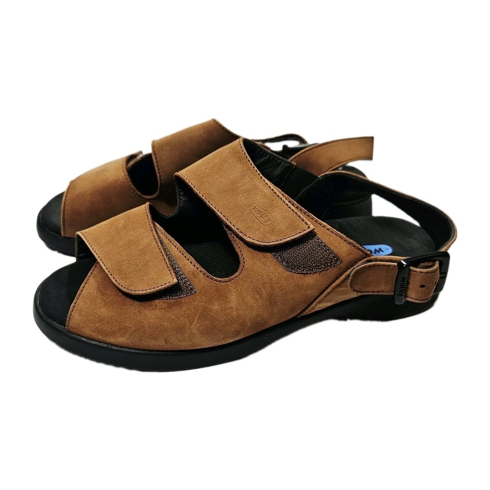 Wolky Size EU 39 / US 8.5 Women's Leather Comfort Strap Sandals Shoes